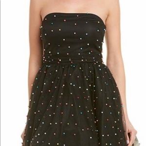 COPY - Multicolored-Imitation Pearls Halter Dress!